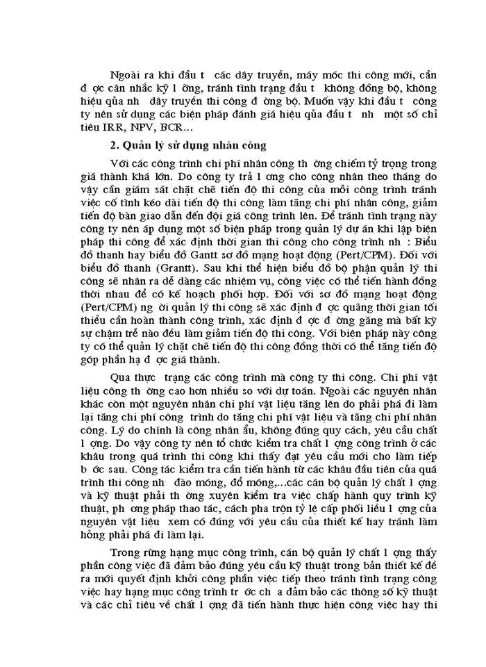 image for page Một số biện pháp nhằm giảm giá thành các công trình xây dựng ở Công ty Xây dựng Sông Đà 12