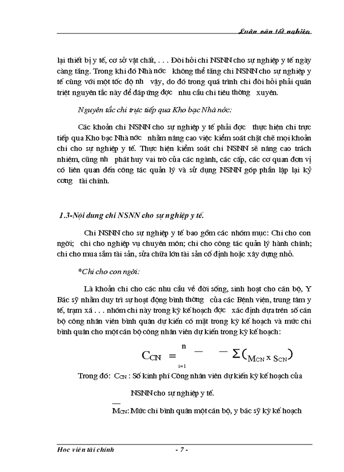 image for page Một số ý kiến nhằm nâng cao hiệu quả chi ngân sách Nhà nước cho sự nghiệp y tế trên địa bàn Tỉnh Lạng Sơn.
