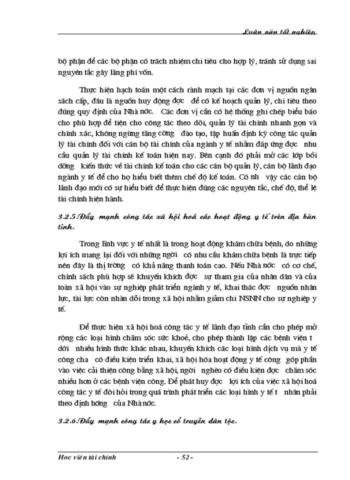 image for page Một số ý kiến nhằm nâng cao hiệu quả chi ngân sách Nhà nước cho sự nghiệp y tế trên địa bàn Tỉnh Lạng Sơn.