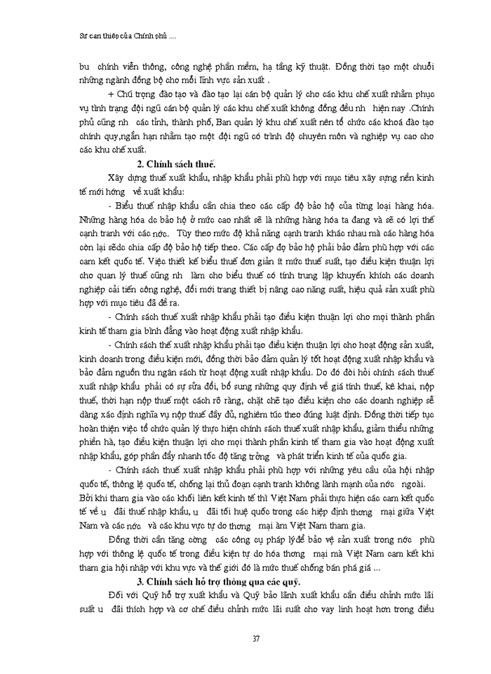 image for page Sự can thiệp của Chính phủ vào hoạt động thương mại quốc tế trong tiến  trình hội nhập của Việt Nam thông qua các biện pháp tài chính