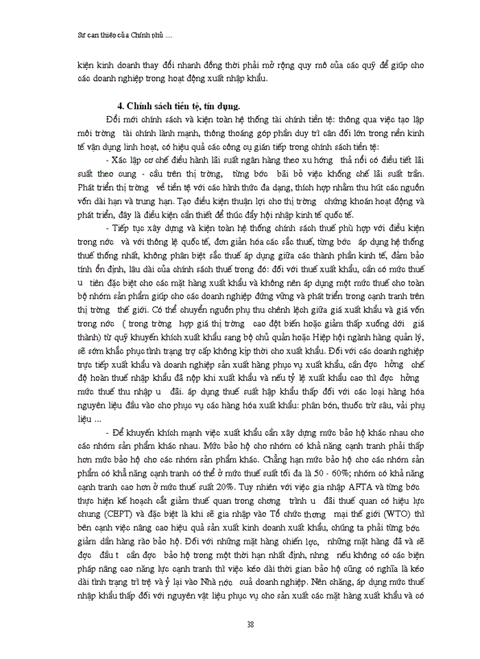 image for page Sự can thiệp của Chính phủ vào hoạt động thương mại quốc tế trong tiến  trình hội nhập của Việt Nam thông qua các biện pháp tài chính