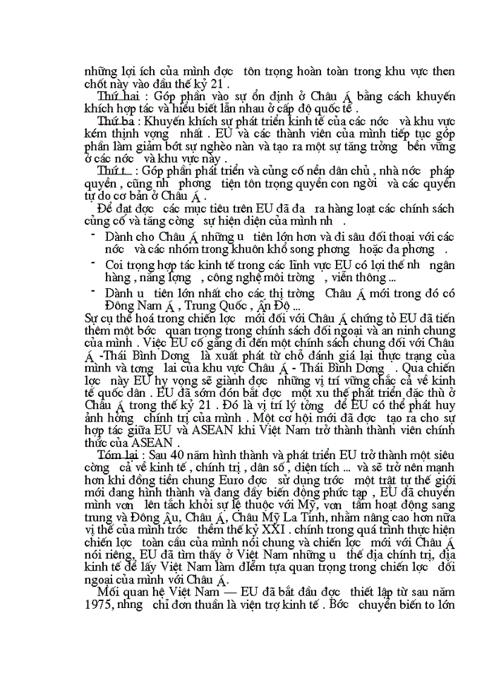 image for page Phân tích hợp tác thương mại Việt Nam-  Liên minh Châu Âu trong lĩnh vực dệt may