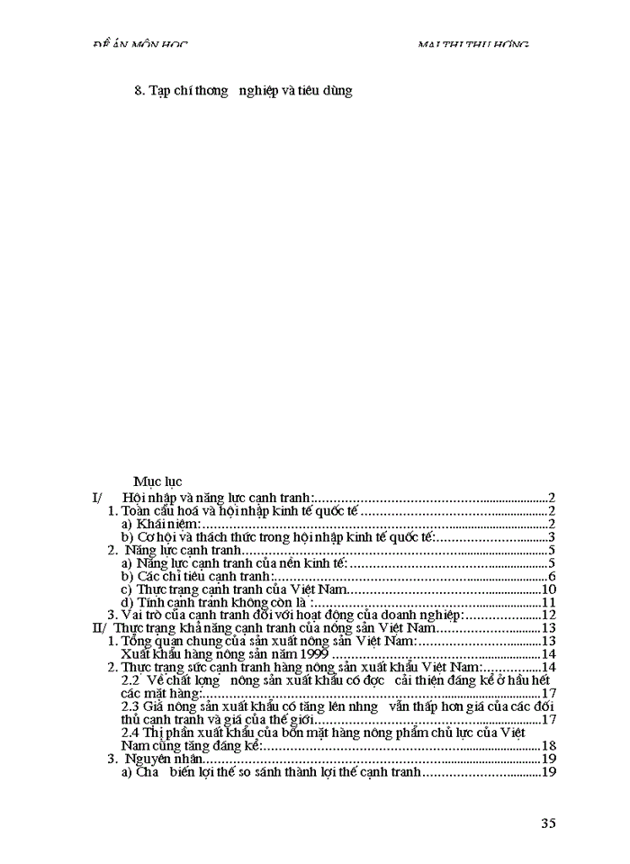 image for page Biện pháp nâng cao khả năng cạnh tranh của nông sản Việt Nam trong quá trình hội nhập