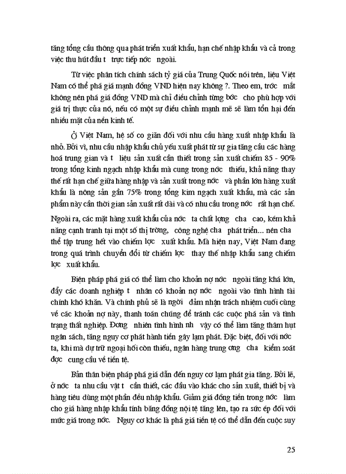 image for page Chính sách tỷ giá của Trung Quốc và tác động của nó tới thương mại Trung Quốc và một số nước