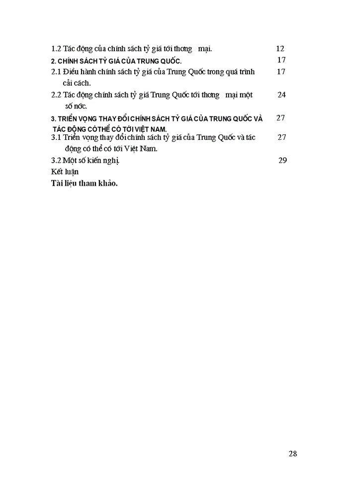 image for page Chính sách tỷ giá của Trung Quốc và tác động của nó tới thương mại Trung Quốc và một số nước