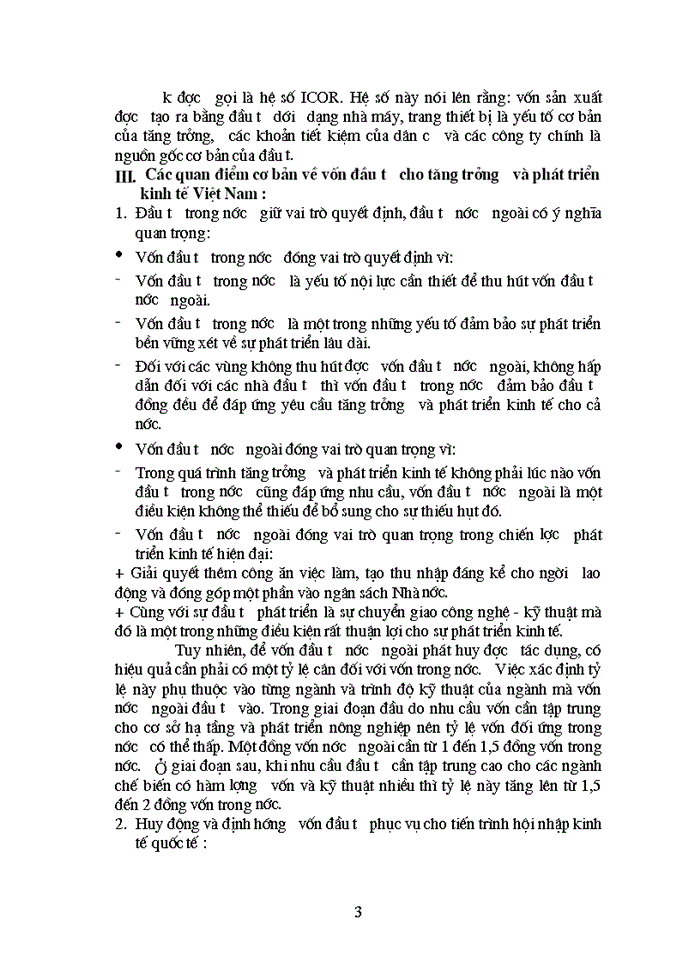 image for page Các quan điểm cơ bản về vốn đầu tư cho tăng trưởng và phát triển kinh tế Việt Nam