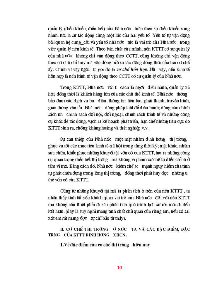 image for page Vai trò kinh tế của Nhà nước trong nền kinh tế thị trường định hướng XHCN ở nước ta hiện nay