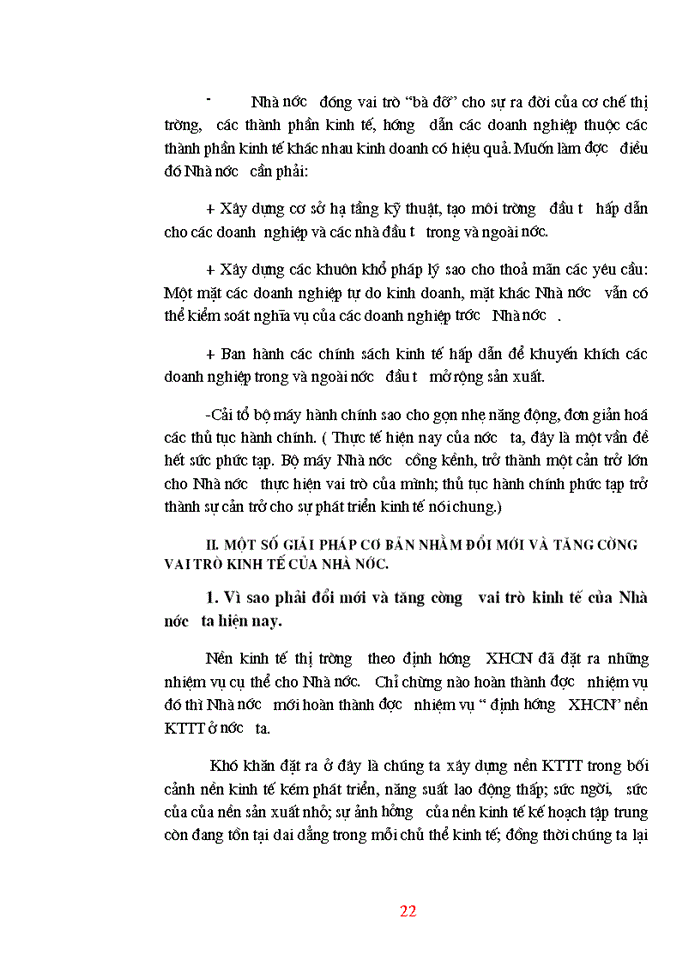 image for page Vai trò kinh tế của Nhà nước trong nền kinh tế thị trường định hướng XHCN ở nước ta hiện nay