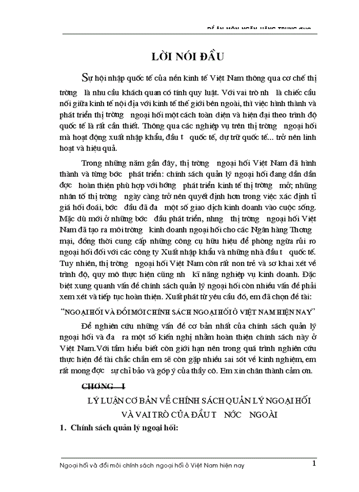 image for page Ngoại hối và đổi mới chính sách ngoại hối ở việt nam hiện nay