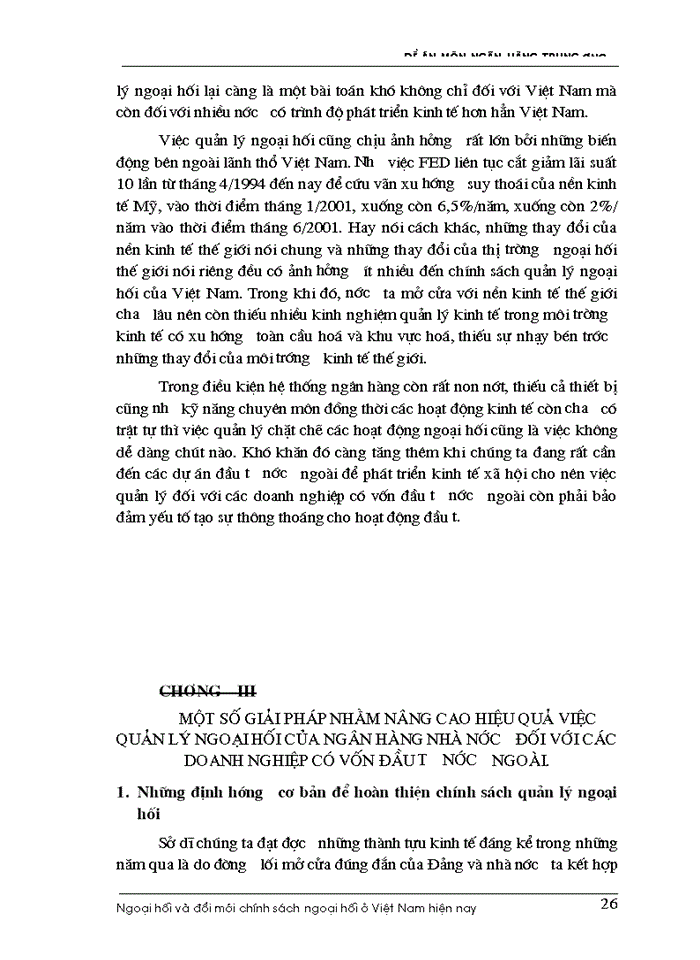 image for page Ngoại hối và đổi mới chính sách ngoại hối ở việt nam hiện nay