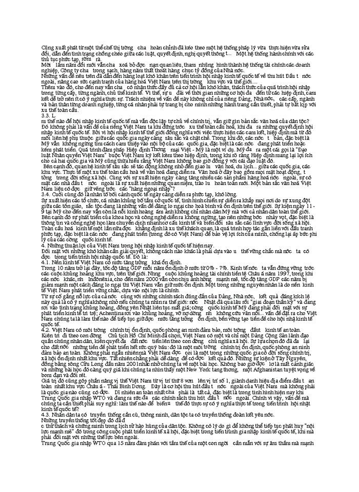 image for page Sự phát triển của thương mại Việt Nam và những điều chỉnh trong chính sách thương mại của Việt Nam trong quá trình hội nhập kinh tế quốc tế và khu vực