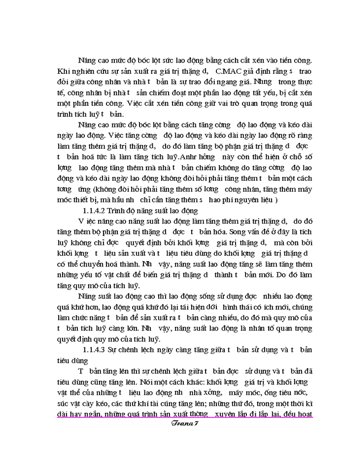 image for page Vai trò của tích luỹ tư bản trong quá trình hình thành và phát triển kinh tế tbcn