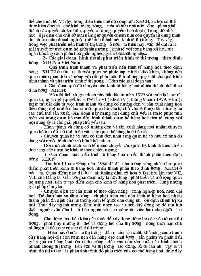 image for page Sự hình thành và phát triển nền Kinh tế thị trường định hướng XHCN ở Việt Nam