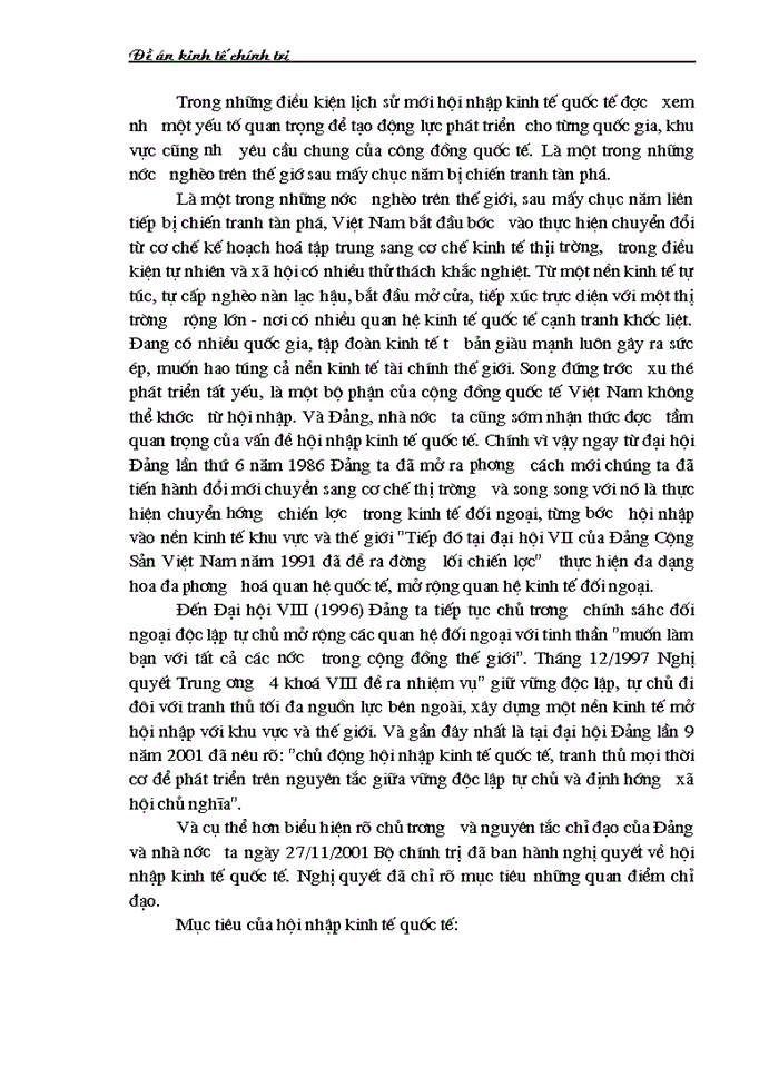 image for page Chủ động hội nhập kinh tế quốc tế - một nhiệm vụ trọng tâm của nước ta hiện nay