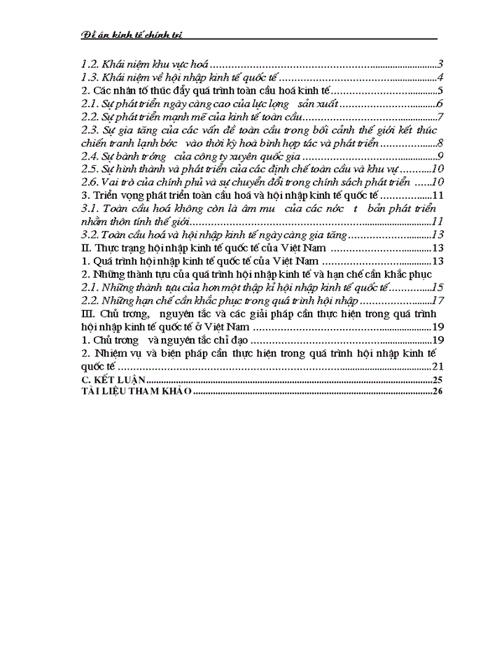 image for page Chủ động hội nhập kinh tế quốc tế - một nhiệm vụ trọng tâm của nước ta hiện nay