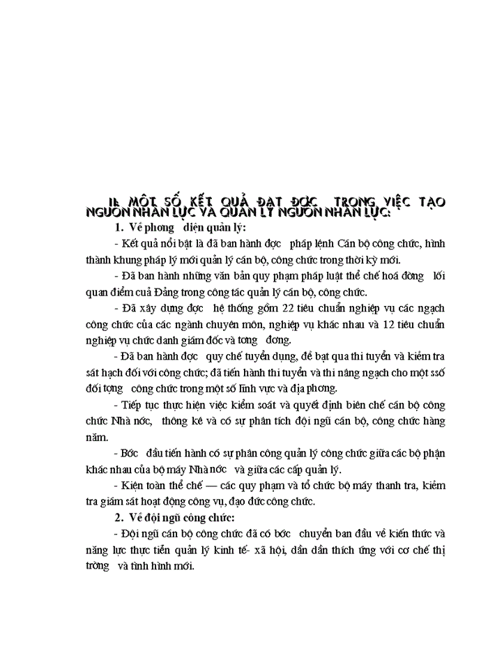 image for page Cải cách hành chính Nhà nước trong lĩnh vực quản lý nguồn nhân lực