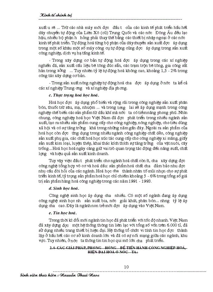 image for page Cơ sở lý luận và thực tiễn của vấn đề công nghiệp hoá, hiện đại hoá ở nước ta