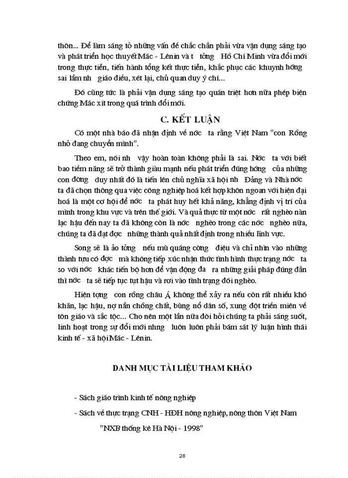 image for page Vận dụng lý luận học thuyết về hình thái kinh tế xã hội vào sự nghiệp công nghiệp hoá, hiện đại hoá ở Việt Nam