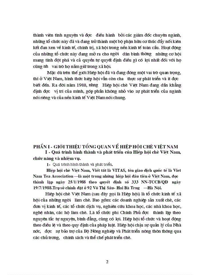 image for page Vận dụng phân tích thống kê tình hình xuất khẩu chè của Việt Nam trong những năm gần đây.