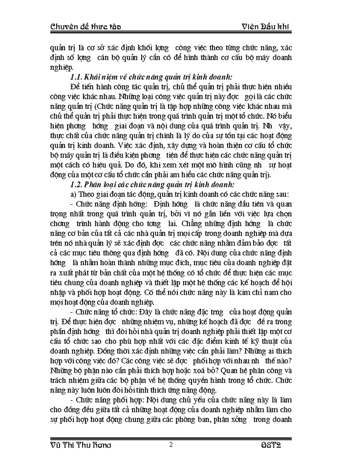 image for page Phân tích thực trạng công tác tổ chức cơ cấu bộ máy quản lý của Viện Dầu khí