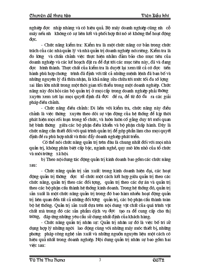 image for page Phân tích thực trạng công tác tổ chức cơ cấu bộ máy quản lý của Viện Dầu khí