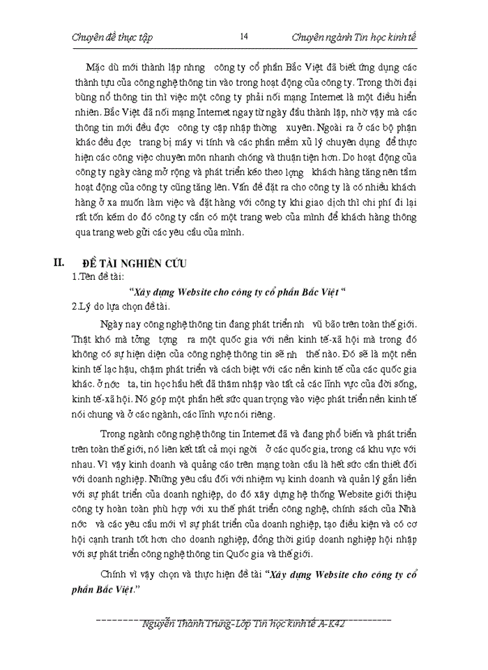 image for page Xây dựng Website cho công ty cổ phần Bắc Việt.