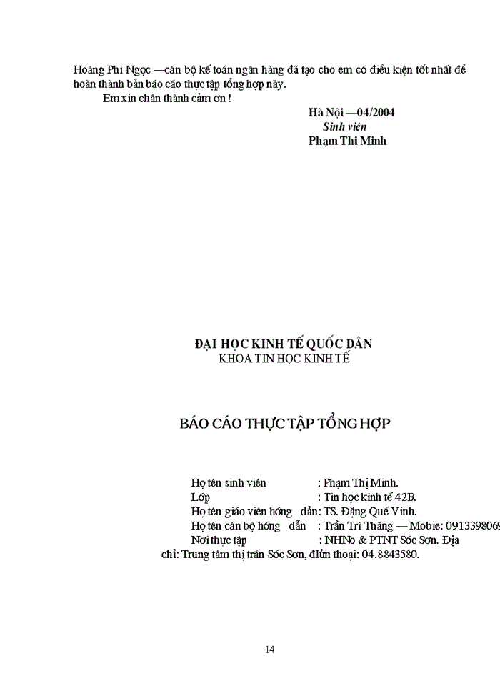 image for page Báo cáo thực tập tổng hợp của NHNo- PTNT huyện Sóc Sơn - Thành phố Hà Nội.