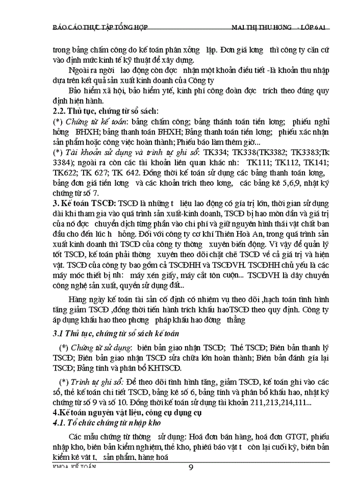 image for page Hoàn thiện công tác kế toán tại công ty cổ phần thương mại và sản xuất cơ khí thiên hoà an