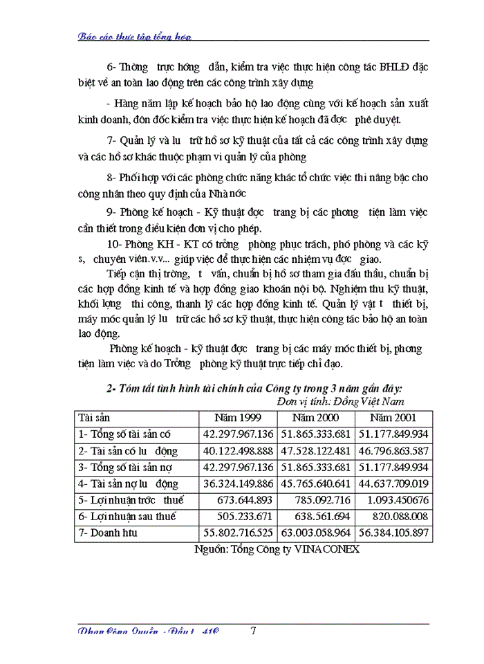 image for page Báo cáo thực tập Công ty xuất nhập khẩu xây dựng Việt nam ( VINACONEX)