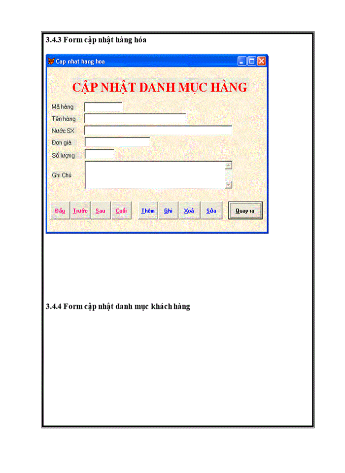 image for page Hệ thống thụng tin quản lý kho hàng cho cửa hàng 87 Lý Nam Đế bằng Hệ quản trị cơ sở dữ liệu Visual Foxpro 7.0