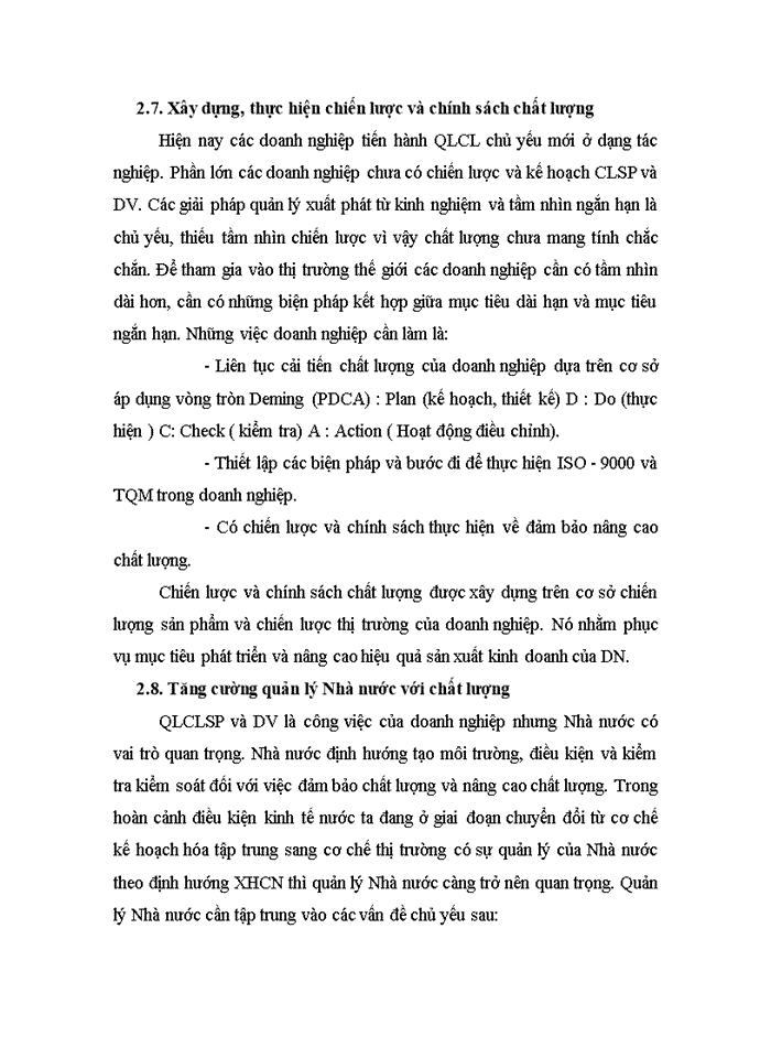 image for page Những sai lệch trong nhận thức và thực hiện về cụng tỏc QLCL ở Việt Nam hiện nay