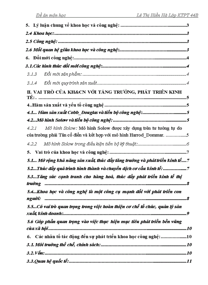 image for page Vai trò của Khoa học và cụng nghệ đối với phát triển kinh tế ở Việt Nam