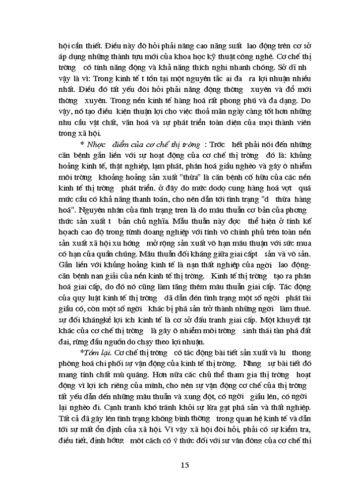 image for page Một số ván đề lý luận cơ bản của chủ Nghĩa Mác- Lênin về nền kinh tế thị trường.