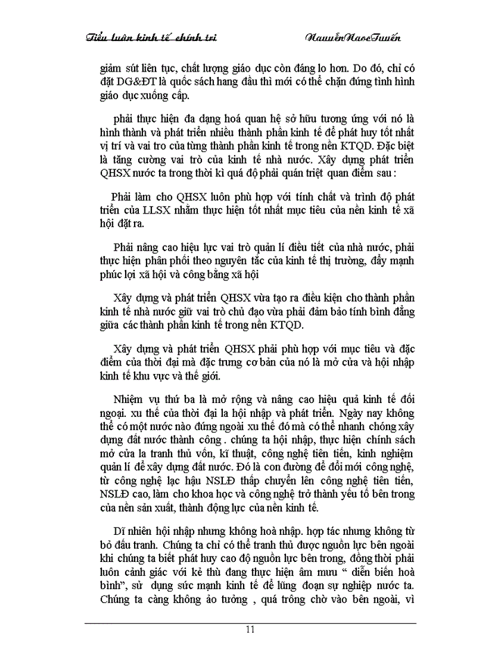 image for page Tăng cường vai trò lãnh đạo của Đảng, nâng cao vai trò năng lực quản lí của nhà nước.