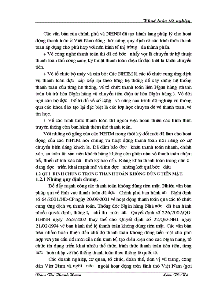 image for page Một số vấn đề về Thanh toán không dùng tiền mặt tại NHĐT&PT Cao Bằng - Thực trạng và giải pháp