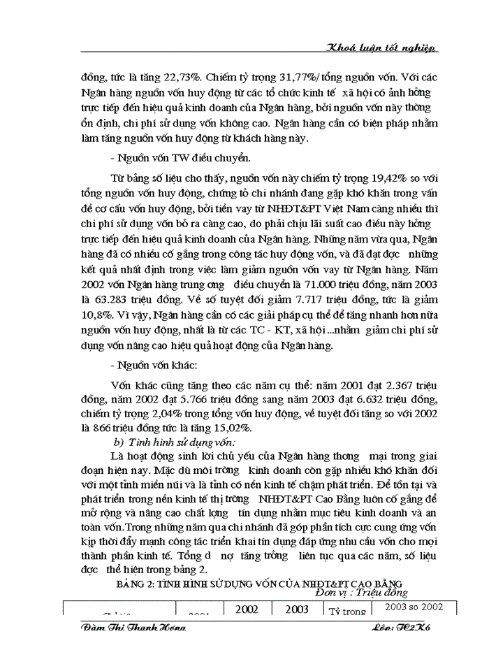 image for page Một số vấn đề về Thanh toán không dùng tiền mặt tại NHĐT&PT Cao Bằng - Thực trạng và giải pháp