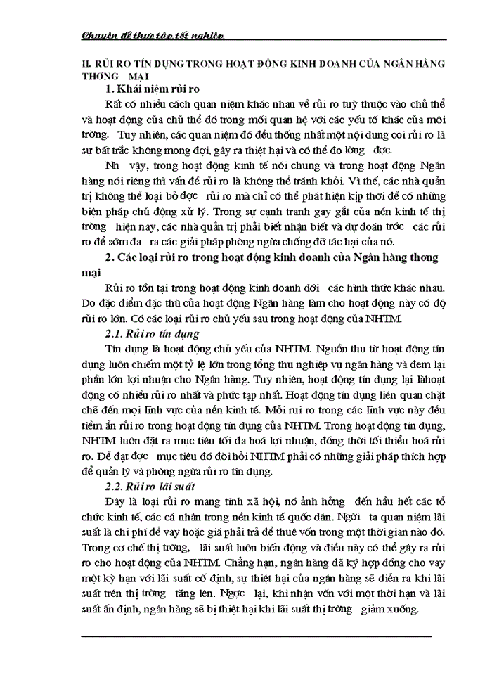 image for page Một số giải pháp hạn chế rủi ro an toàn tín dụng đối với kinh tế ngoài quốc doanh tại Ngân hàng công thương Đống Đa