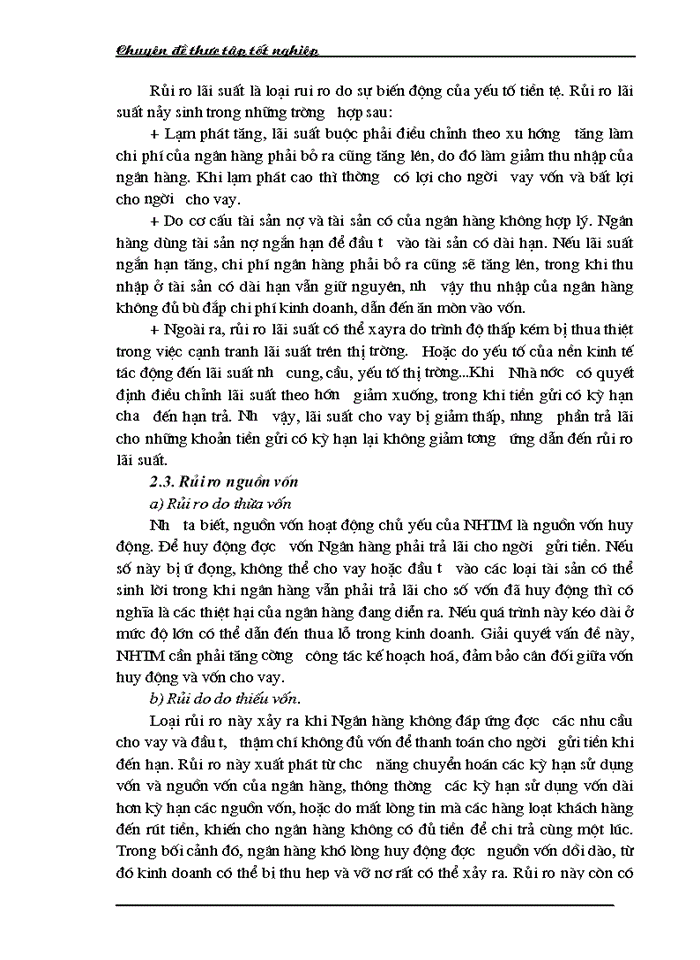 image for page Một số giải pháp hạn chế rủi ro an toàn tín dụng đối với kinh tế ngoài quốc doanh tại Ngân hàng công thương Đống Đa
