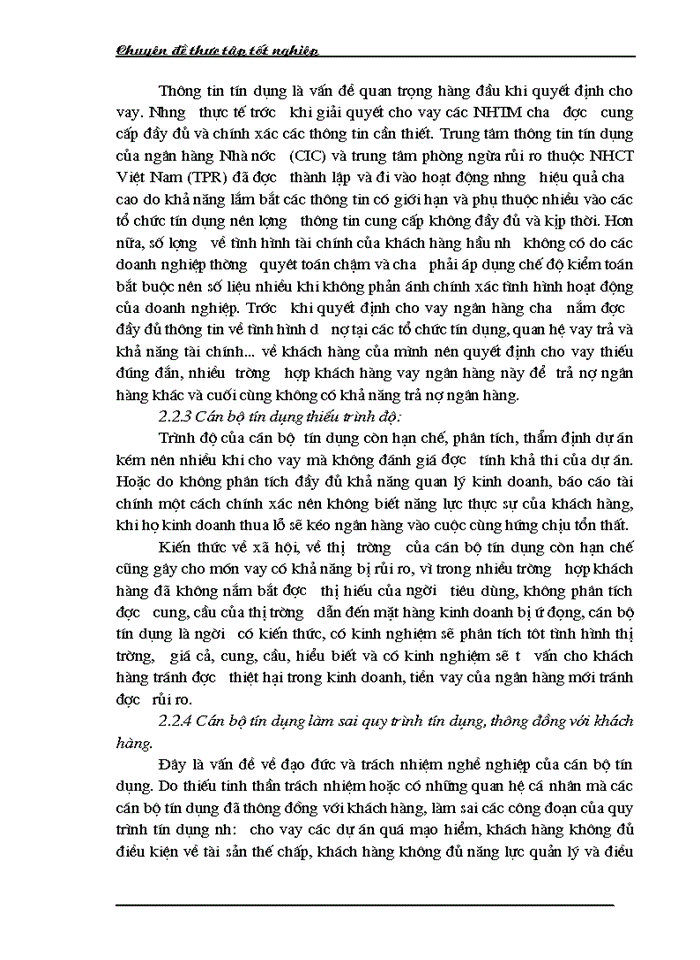 image for page Một số giải pháp hạn chế rủi ro an toàn tín dụng đối với kinh tế ngoài quốc doanh tại Ngân hàng công thương Đống Đa