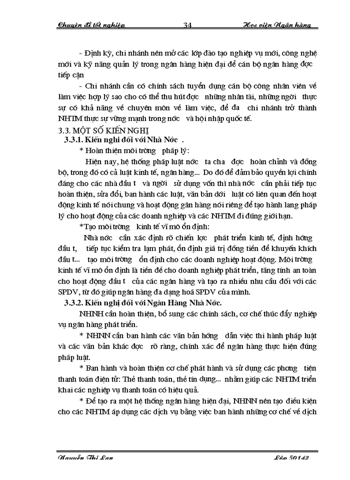 image for page Giải pháp phát triển sản phẩm dịch vụ tại NHĐT & PT Hà Tây