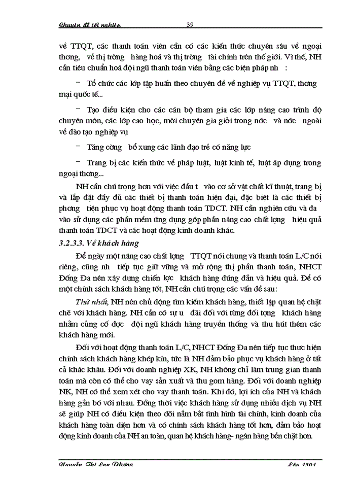 image for page Giải pháp nhằm hạn chế rủi ro trong phương thức thanh toán tín dụng chứng từ tại Ngân hàng Công thương Đống Đa