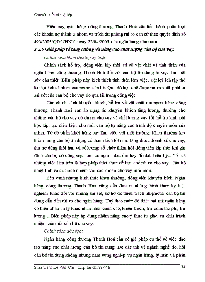 image for page Giải pháp hạn chế rủi ro trong hoạt động cho vay của Ngân hàng công thương Thanh Hoá