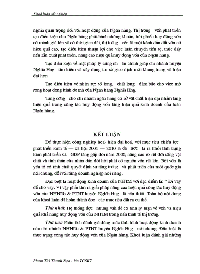 image for page Giải pháp tăng cường công tác huy động vốn tại chi nhánh NHNo &PTNT huyện Nghĩa Hưng – tỉnh Nam Định