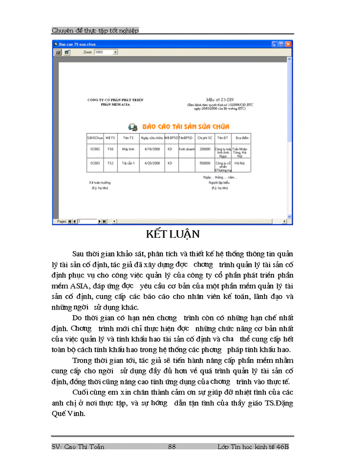 image for page Phân tích, thiết kế phần mềm quản lý Tài sản cố định tại công ty.