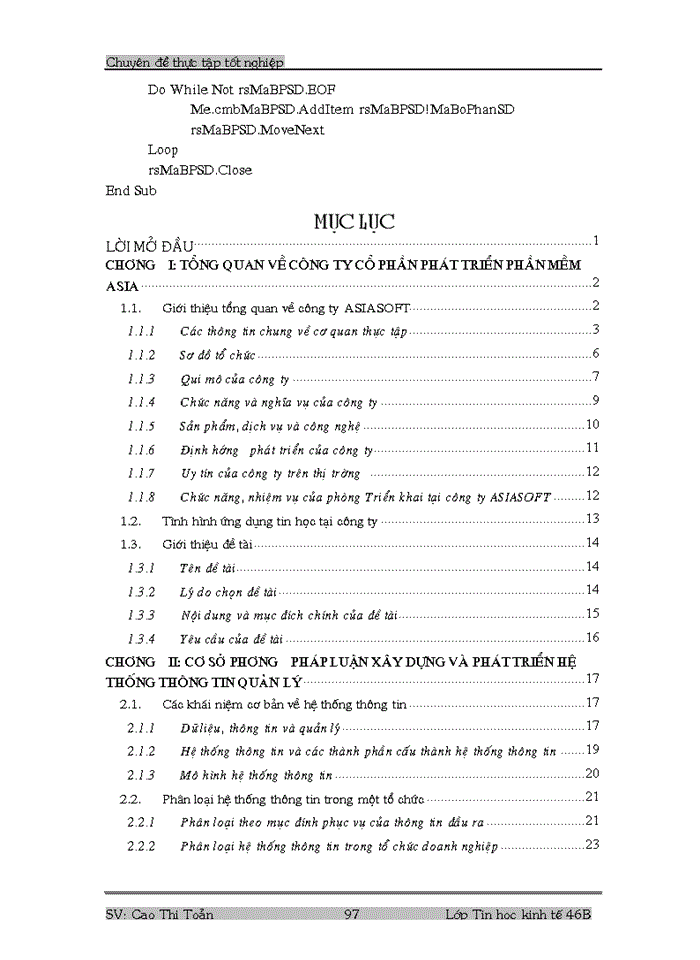 image for page Phân tích, thiết kế phần mềm quản lý Tài sản cố định tại công ty.