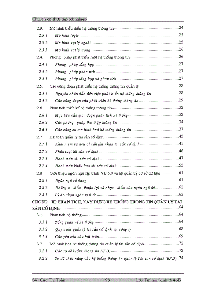 image for page Phân tích, thiết kế phần mềm quản lý Tài sản cố định tại công ty.