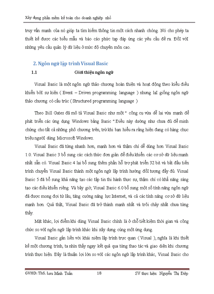 image for page Xây dựng phần mềm kế toán cho doanh nghiệp nhỏ