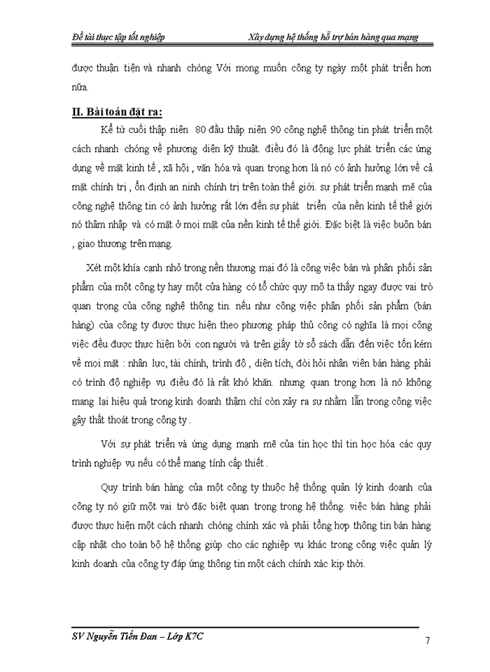 image for page Xây dựng hệ thống hỗ trợ bán hàng qua mạng