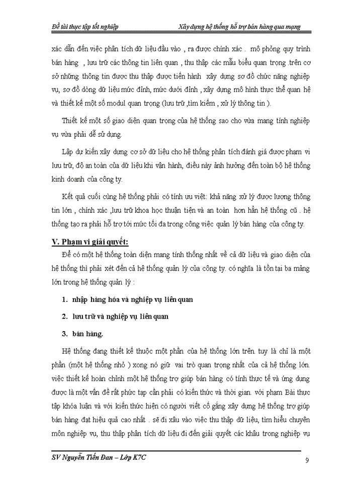 image for page Xây dựng hệ thống hỗ trợ bán hàng qua mạng