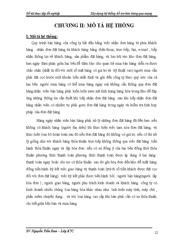 image for page Xây dựng hệ thống hỗ trợ bán hàng qua mạng